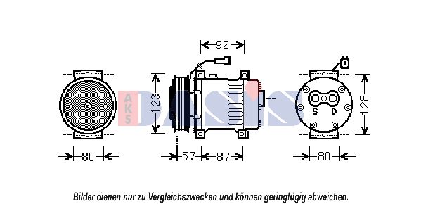 AKS DASIS Kompressor,kliimaseade 851803N